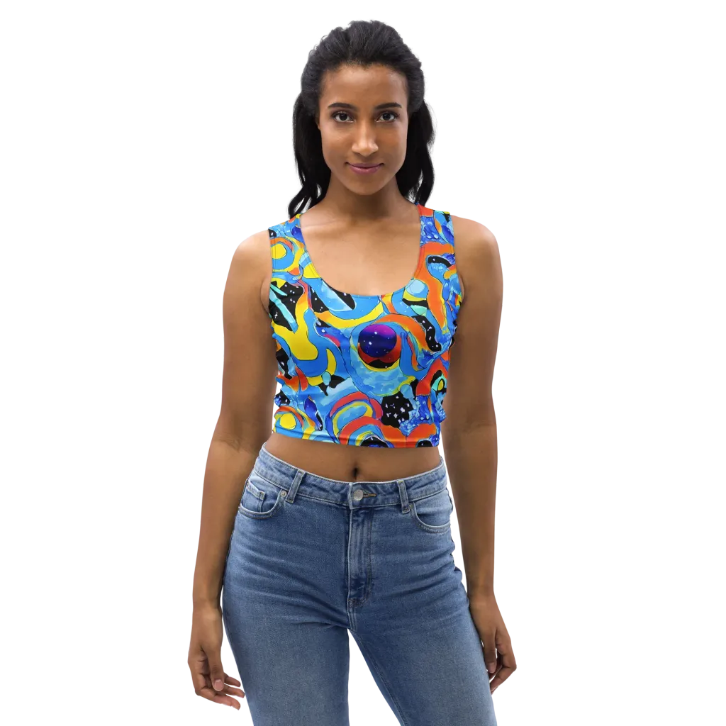 Popstorm on Crop Top — Front