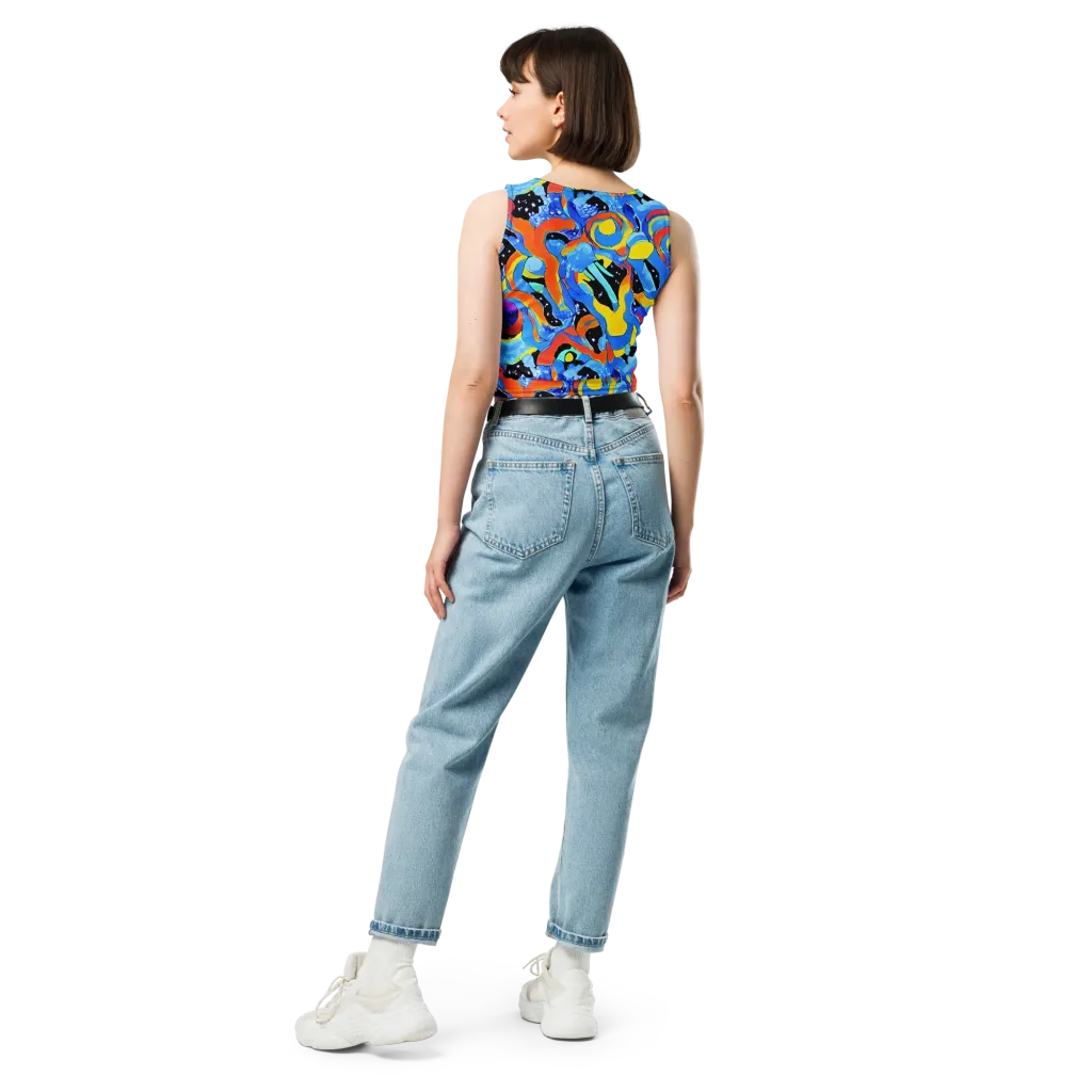 Popstorm on Crop Top — Back