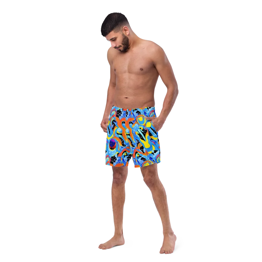 Popstorm on Swim Trunks — Left Front