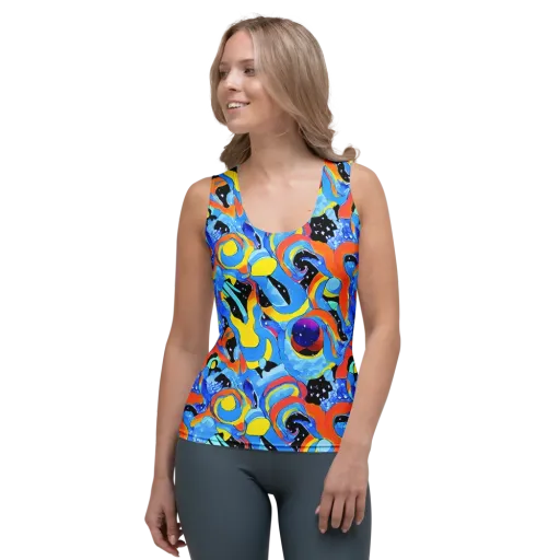 Popstorm on a Women's Tank Top