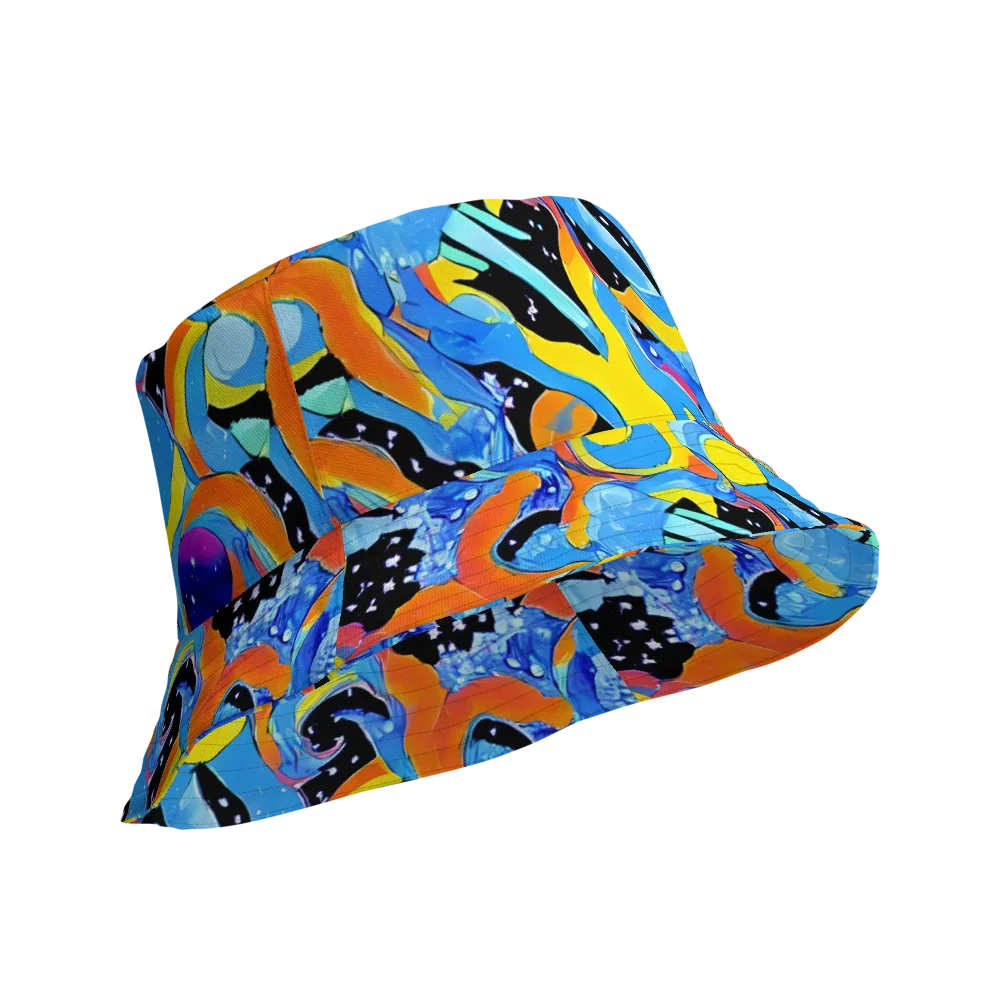Popstorm on Reversible Bucket Hat — Product details Outside