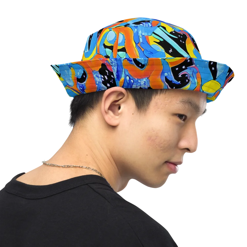 Popstorm on Reversible Bucket Hat — Right Outside