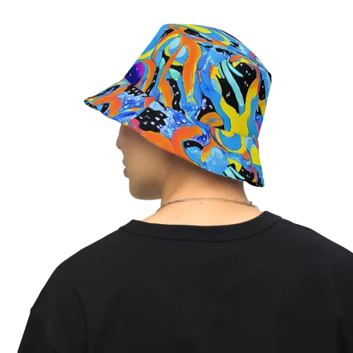 Popstorm on a Reversible Bucket Hat