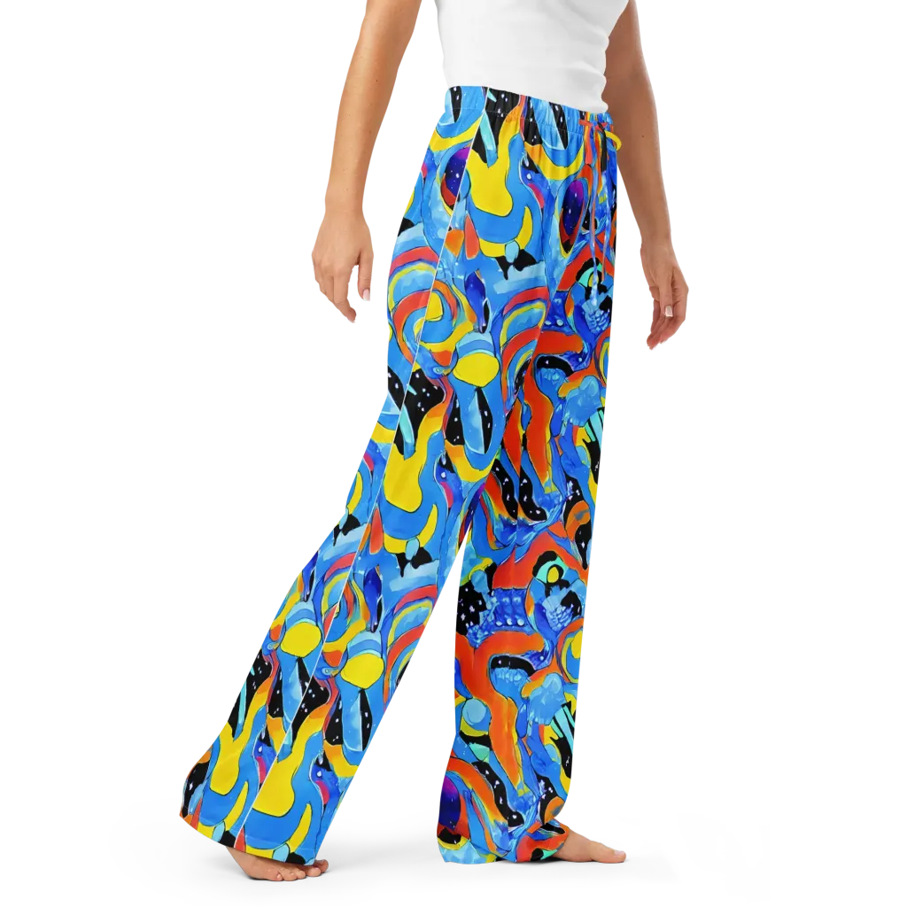 Popstorm on Women's Pajama Pants — Right Front