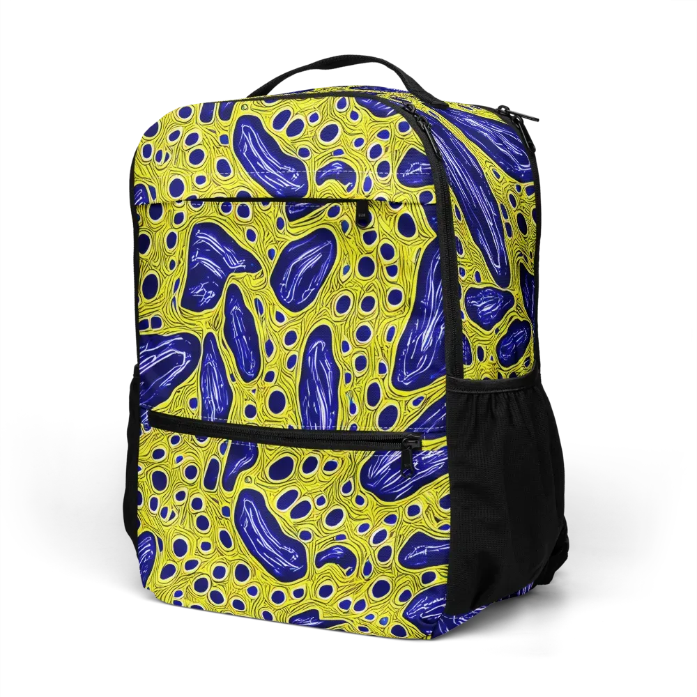 Cobalt Cellscape on Utility Backpack — Left Front