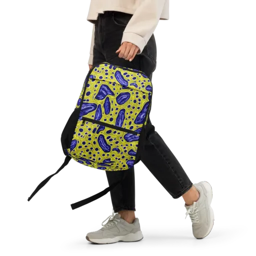 Cobalt Cellscape on a Utility Backpack