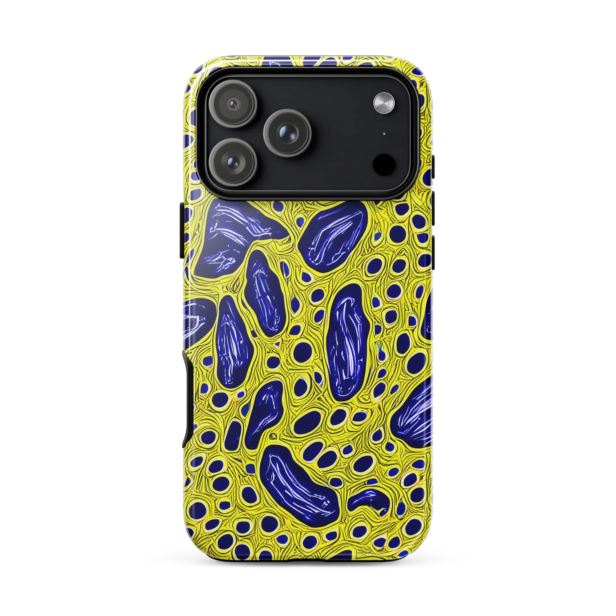 Cobalt Cellscape on Tough Case for iPhone® — Front