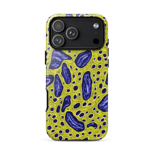 Cobalt Cellscape on a Tough Case for iPhone®