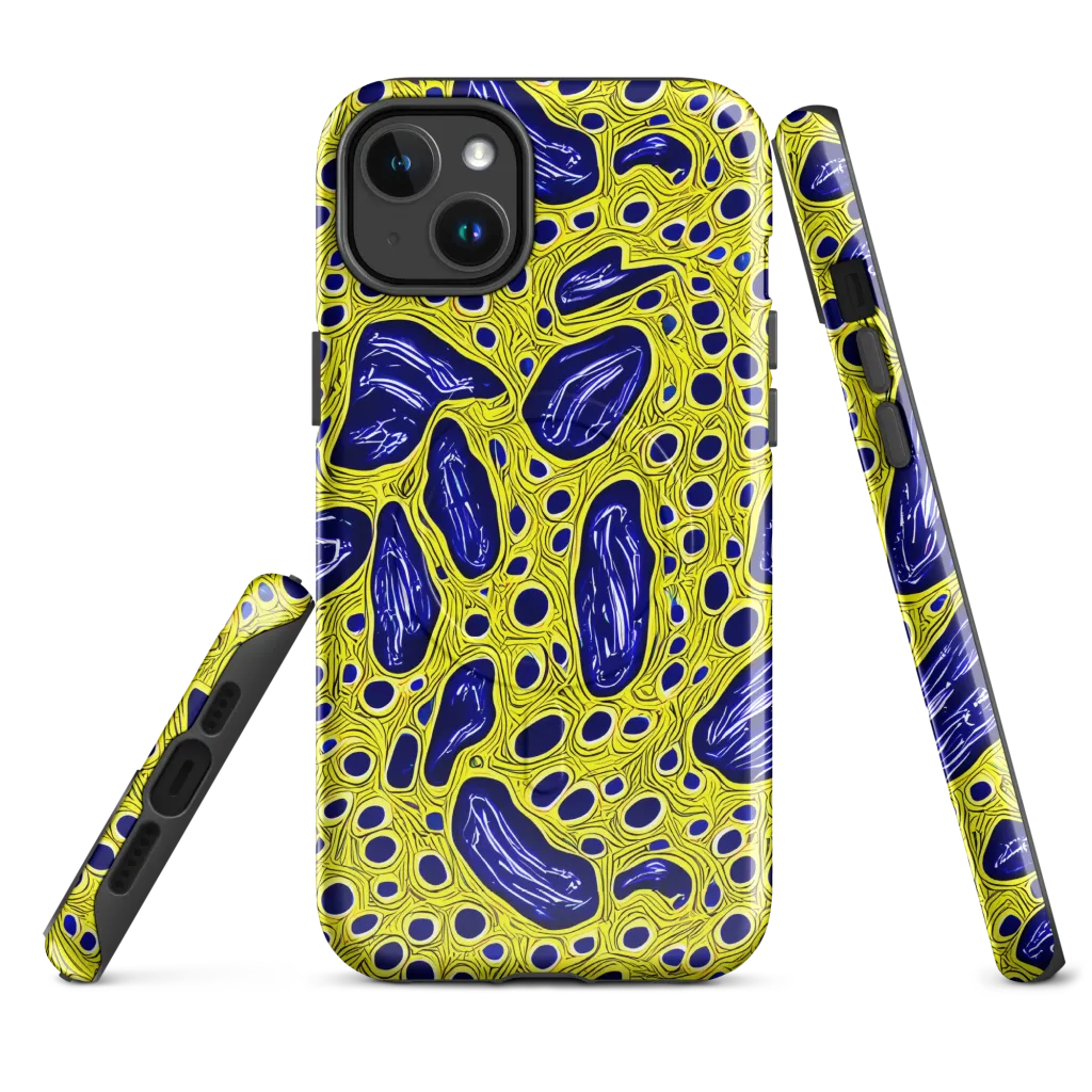 Cobalt Cellscape on MagSafe Tough Case for iPhone® — Front