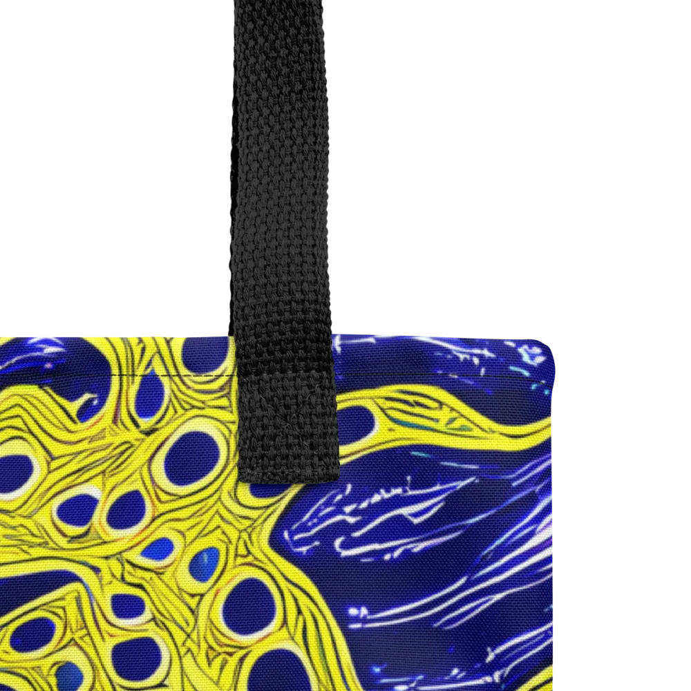 Cobalt Cellscape on Tote Bag — Product details