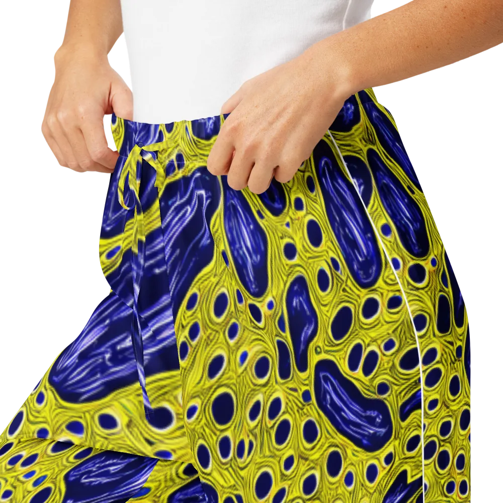 Cobalt Cellscape on Women's Pajama Pants — Product details