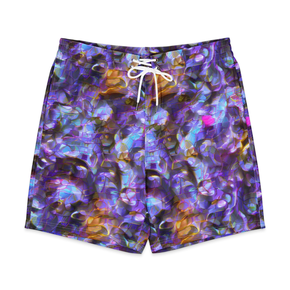 Prismatic Velvet on Men's Board Shorts — Front