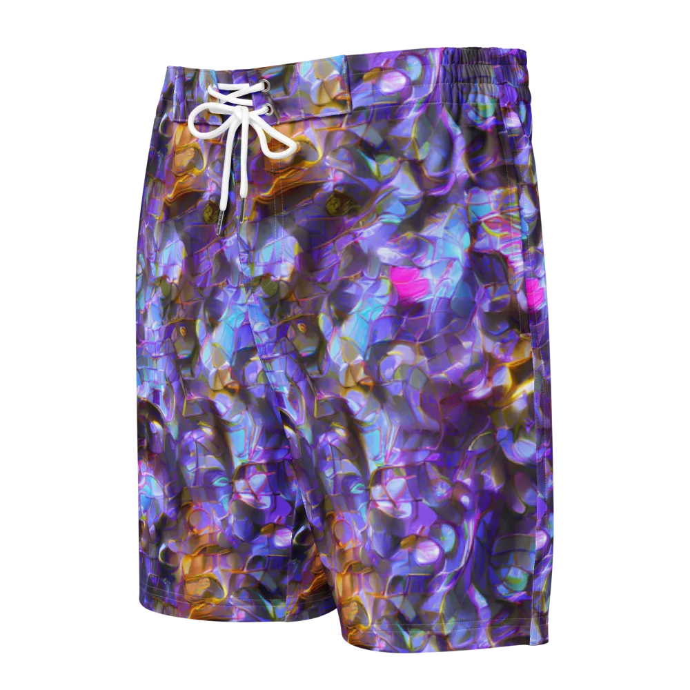 Prismatic Velvet on Men's Board Shorts — Front
