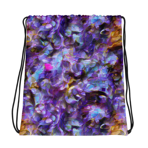 Prismatic Velvet on a Drawstring Bag