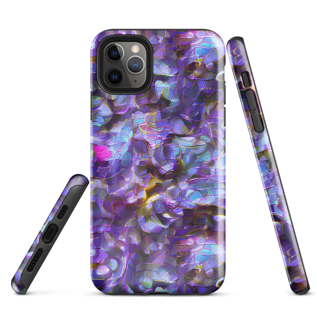 Prismatic Velvet on Tough Case for iPhone® — Front