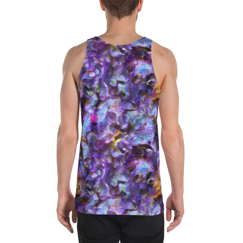 Prismatic Velvet on Men's Tank Top — Back