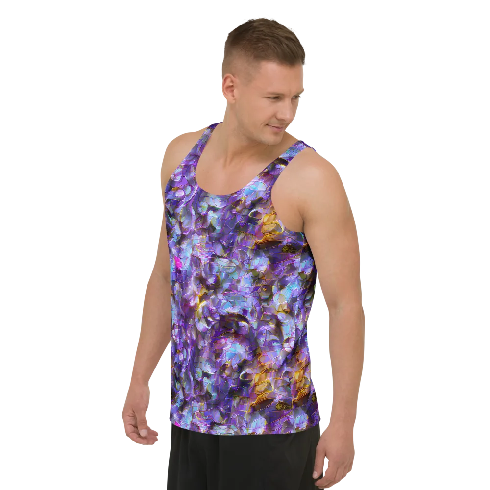 Prismatic Velvet on Men's Tank Top — Left Front