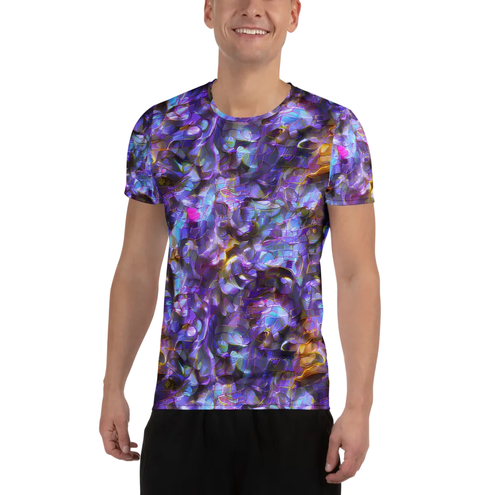 Prismatic Velvet on Men's Athletic T-Shirt — Front