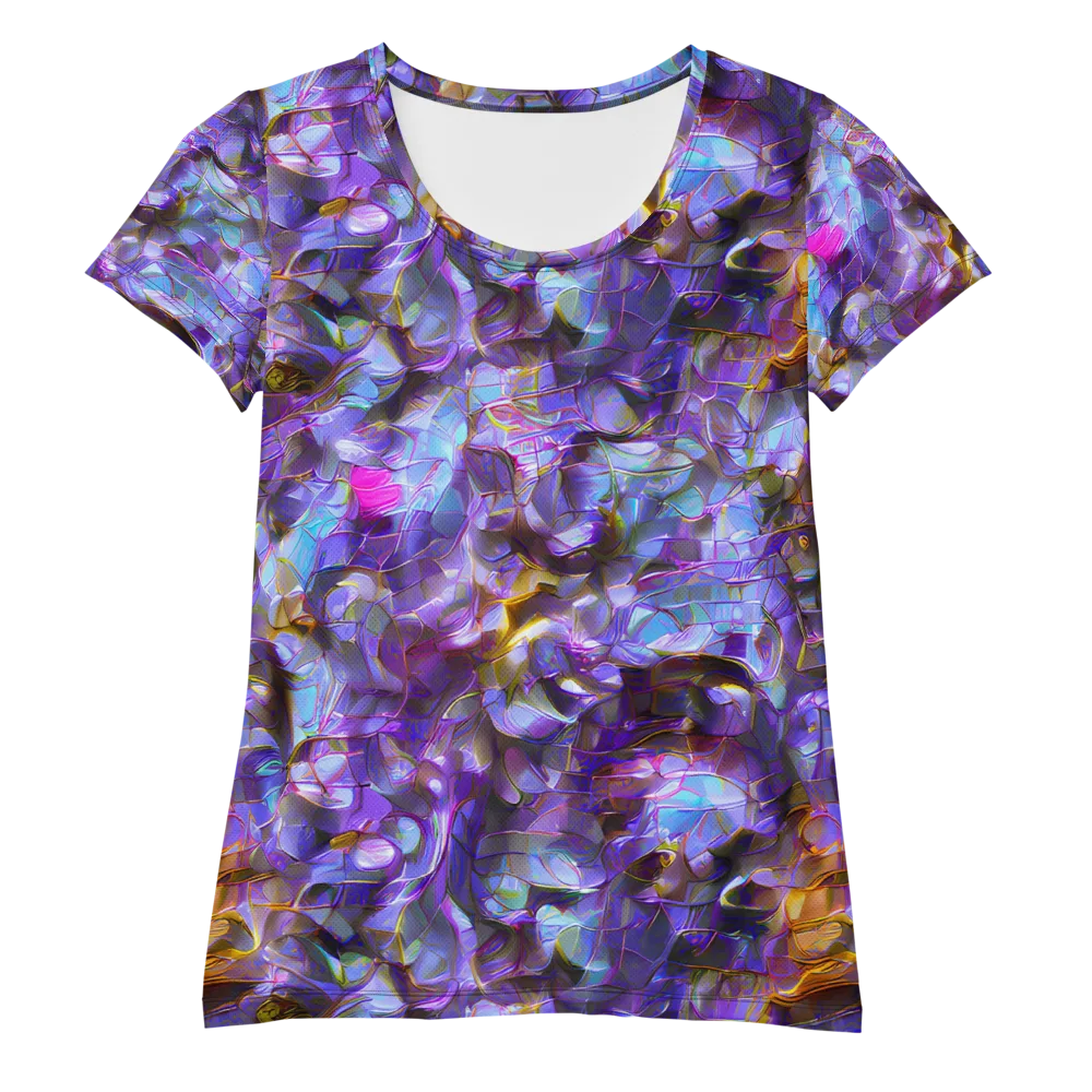 Prismatic Velvet on Women's Athletic T-Shirt — Front
