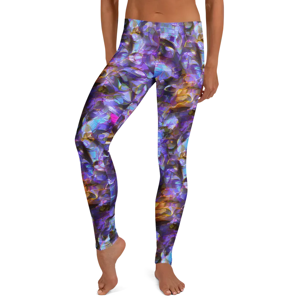 Prismatic Velvet on Leggings — Front