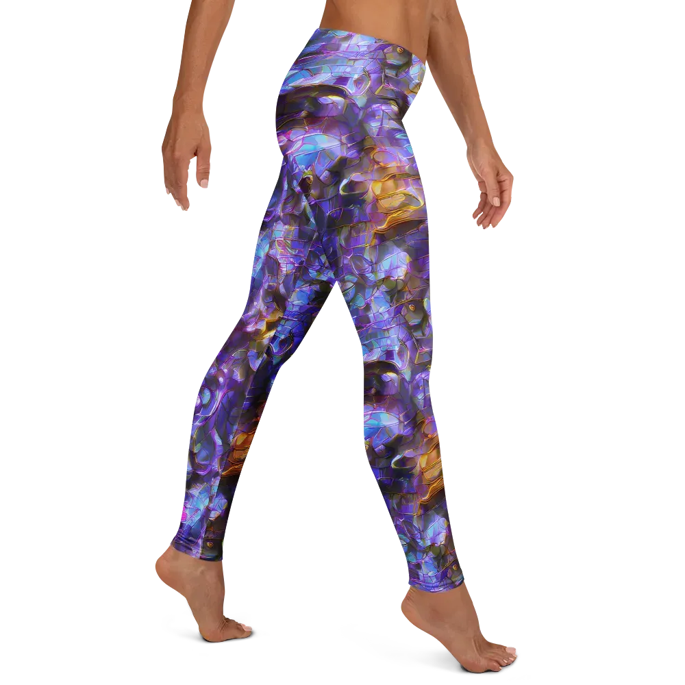 Prismatic Velvet on Leggings — Right