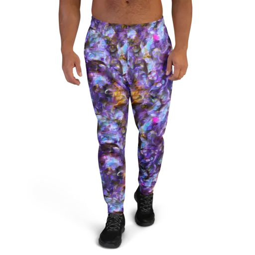 Prismatic Velvet on a Men's Joggers
