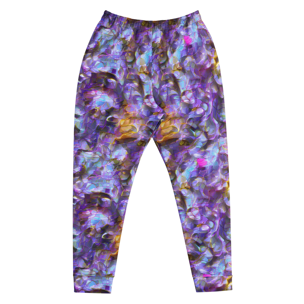 Prismatic Velvet on Men's Joggers — Front