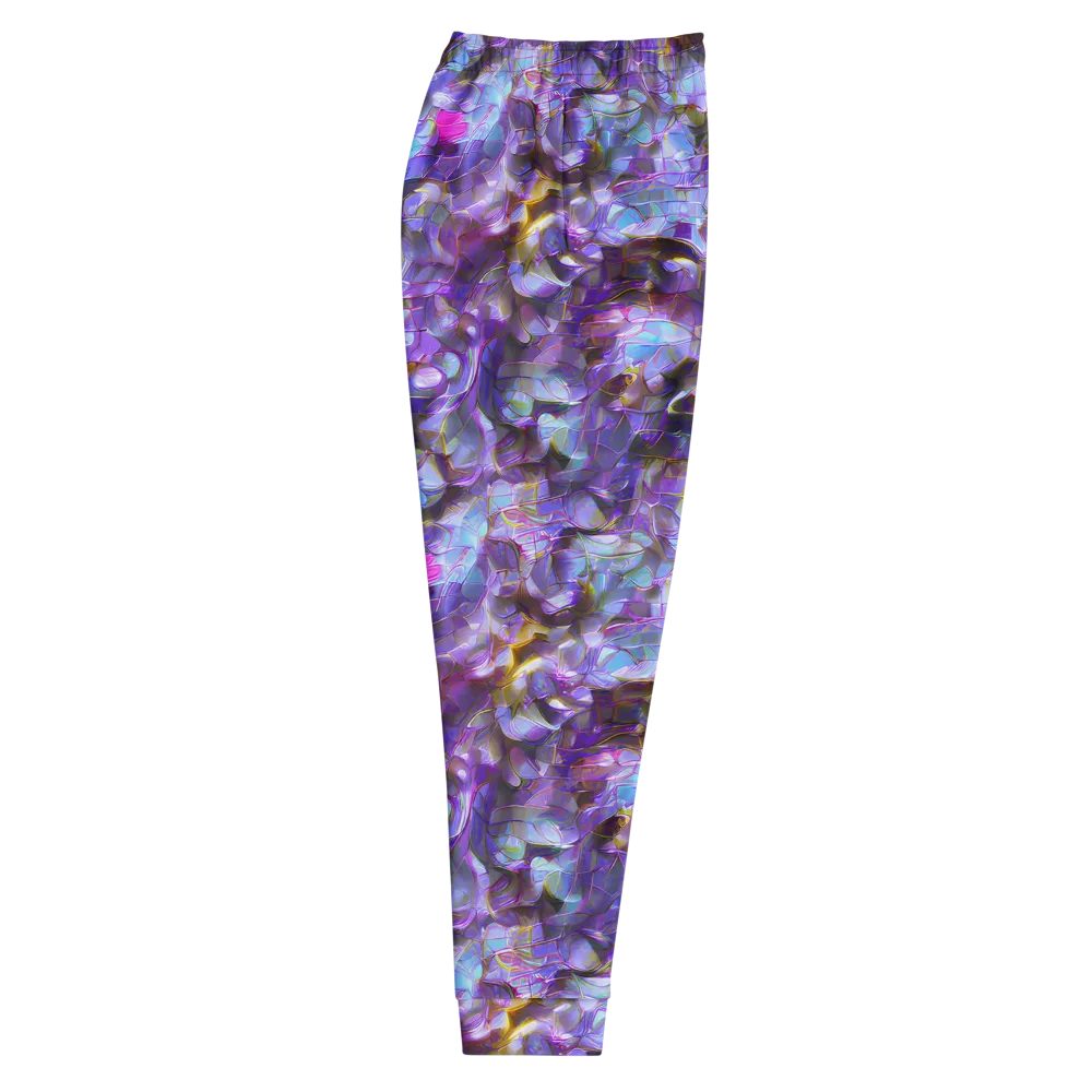 Prismatic Velvet on Men's Joggers — Right