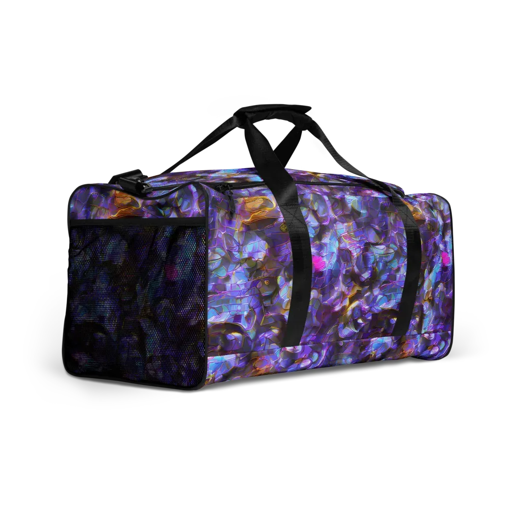 Prismatic Velvet on Duffle Bag — Right Front