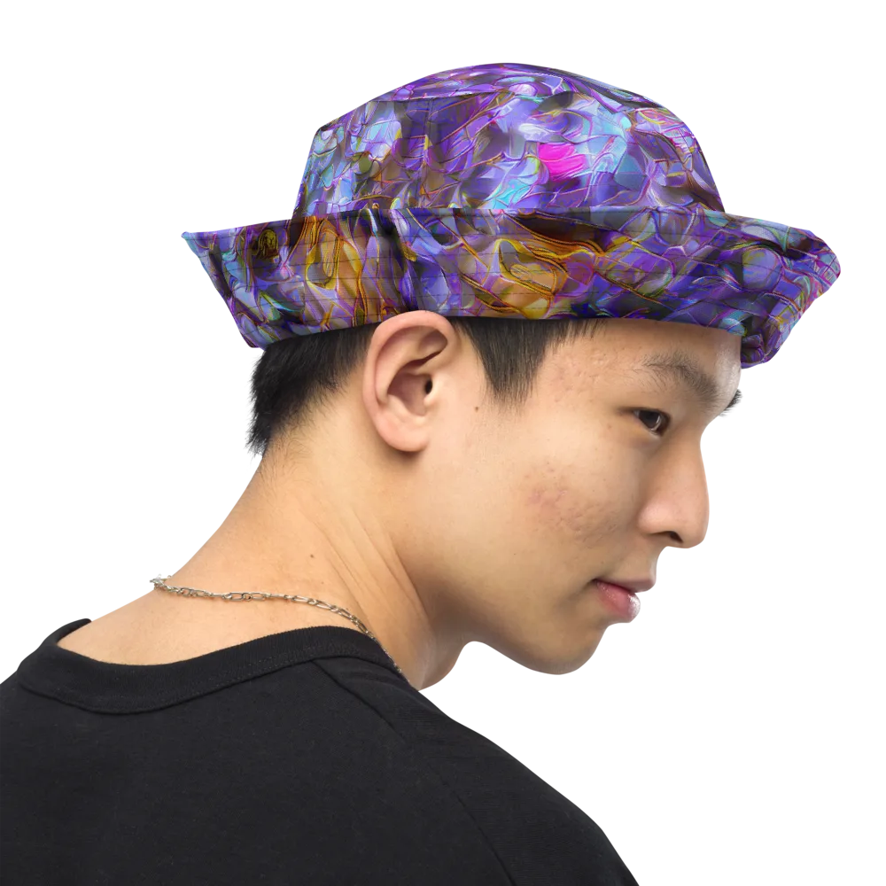 Prismatic Velvet on Reversible Bucket Hat — Right Outside
