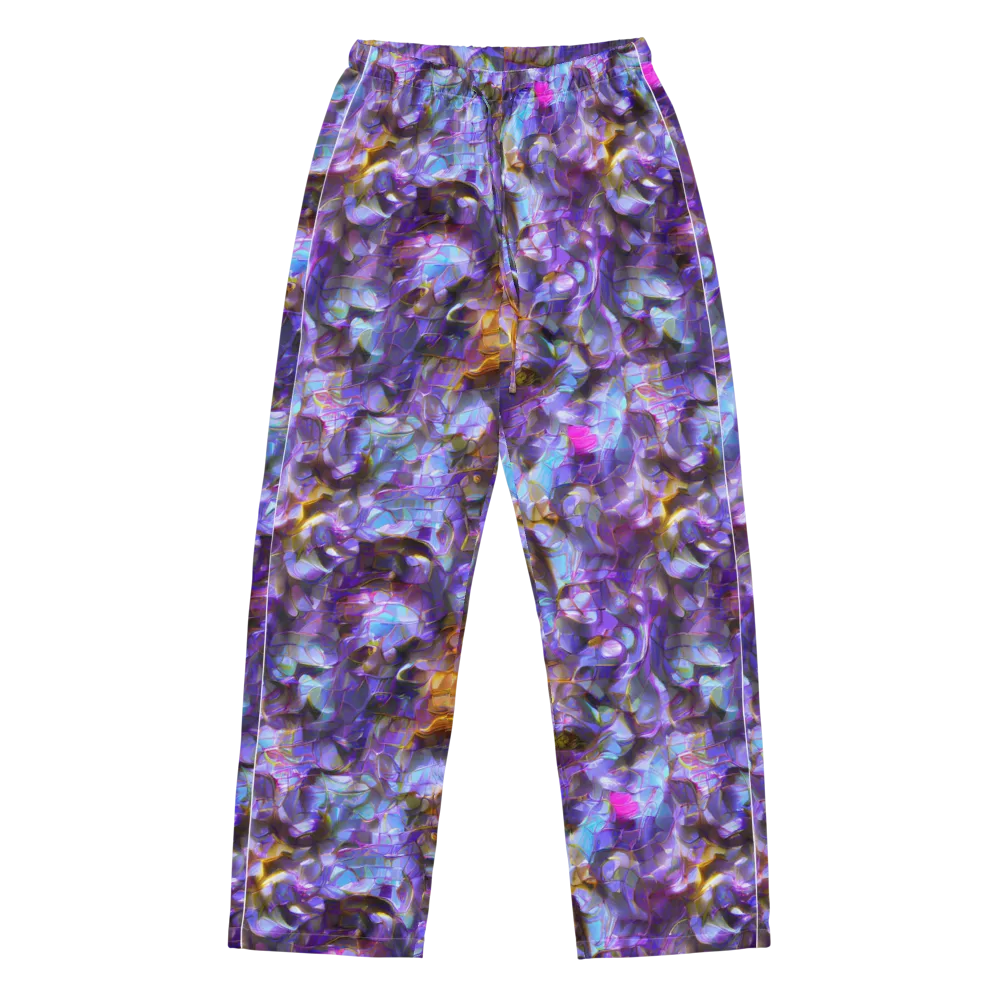 Prismatic Velvet on Women's Pajama Pants — Front