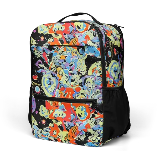 Blacklight Bones on a Utility Backpack