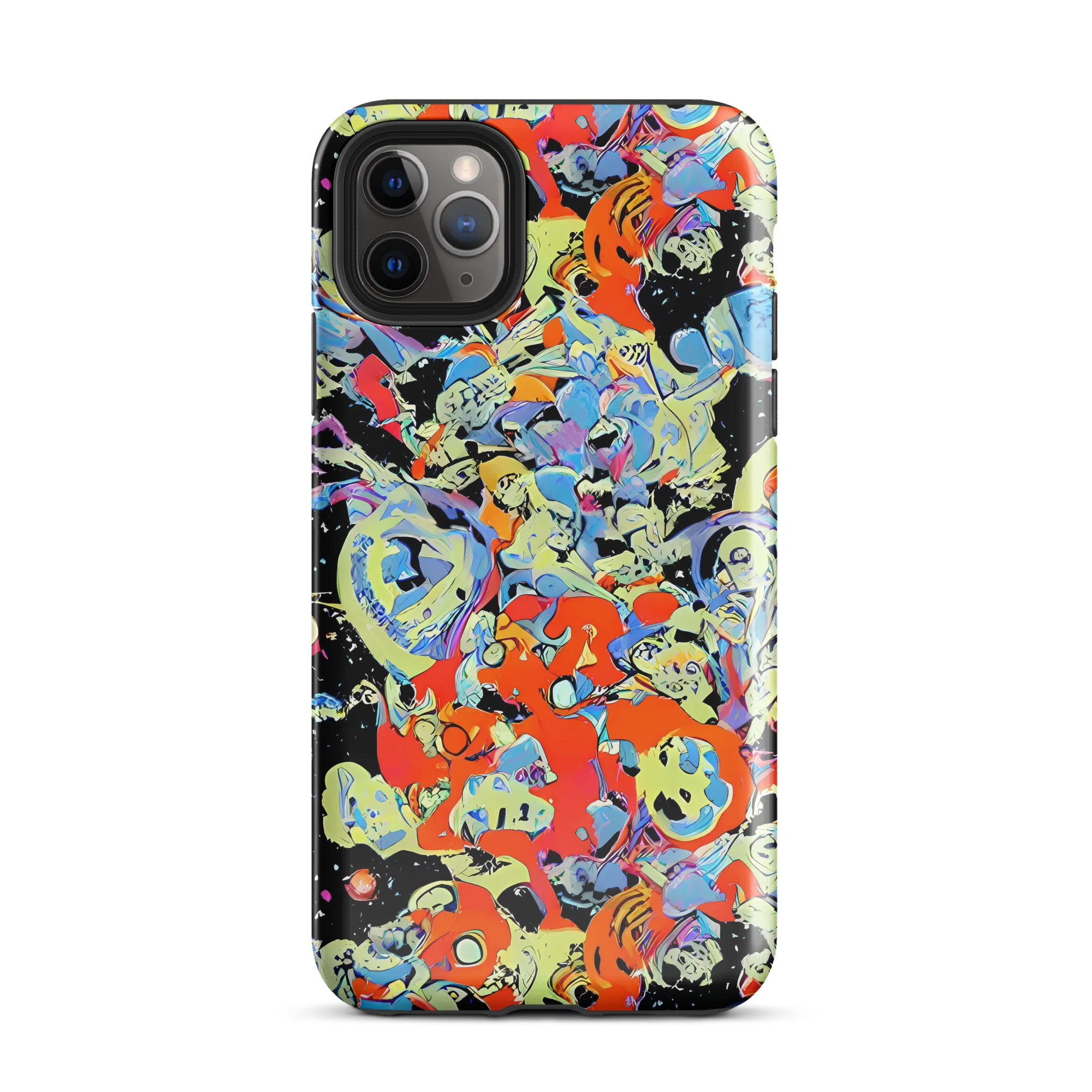 Blacklight Bones on Tough Case for iPhone® — Front