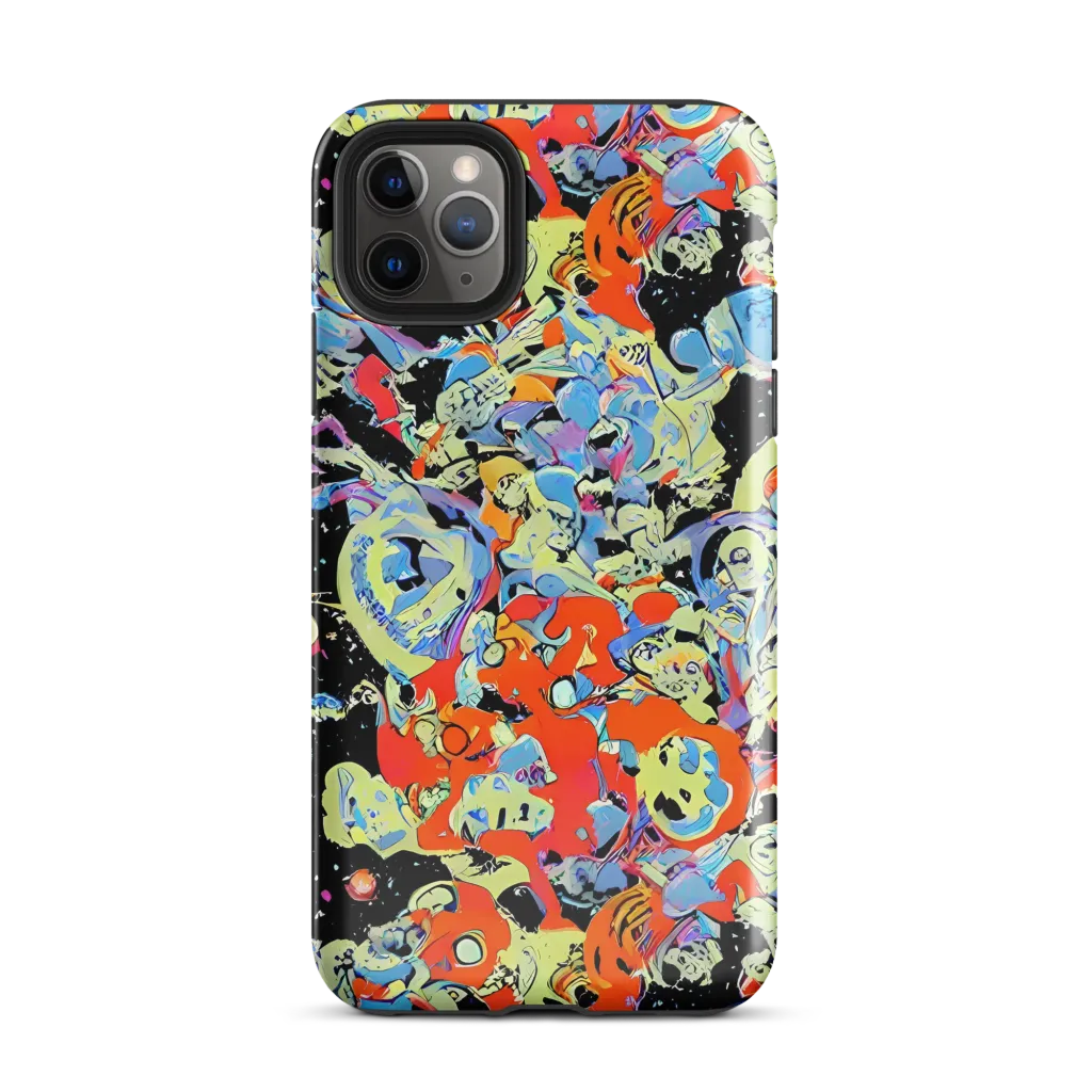 Blacklight Bones on Tough Case for iPhone® — Front