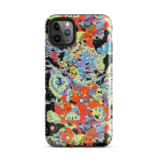 Blacklight Bones on a Tough Case for iPhone®
