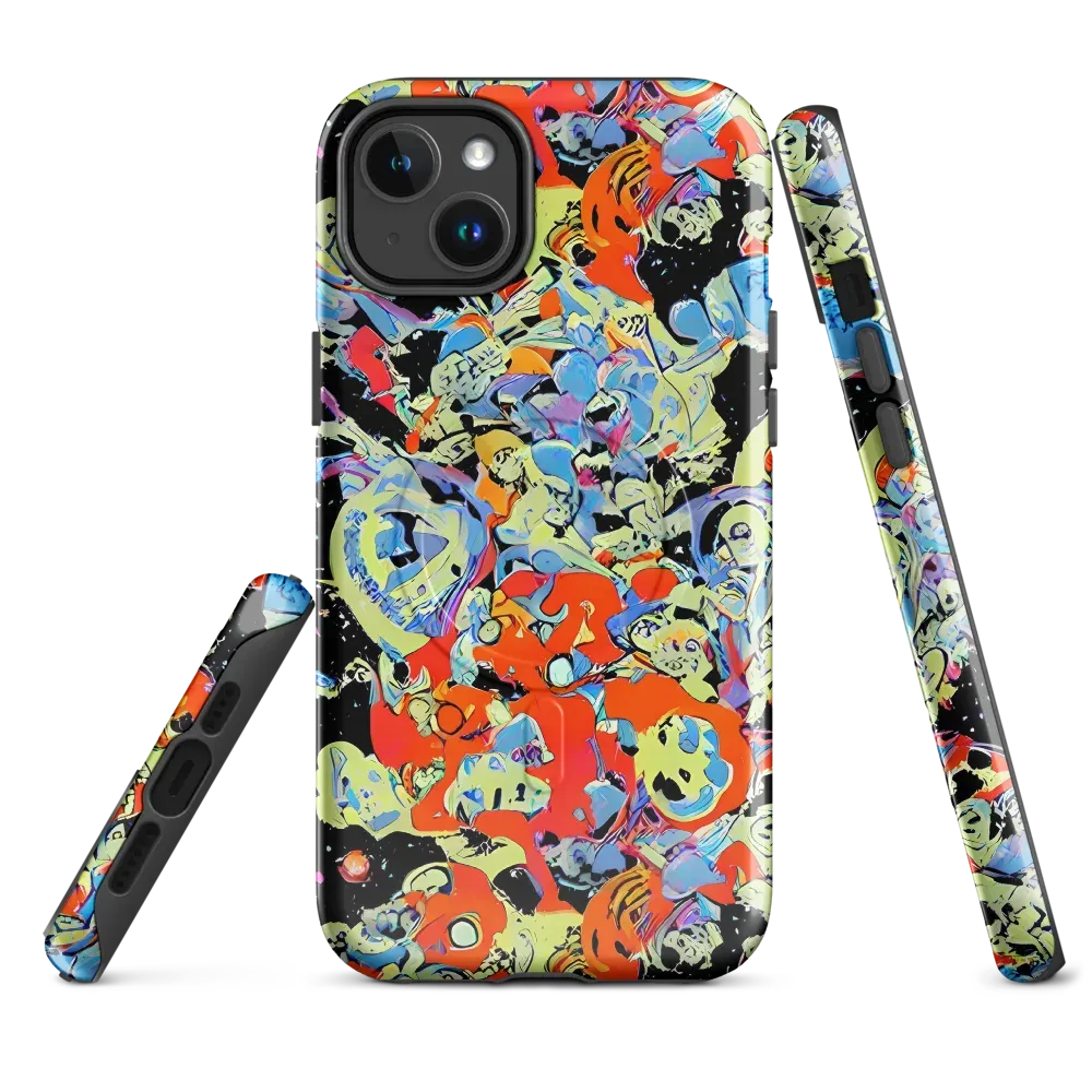 Blacklight Bones on MagSafe Tough Case for iPhone® — Front