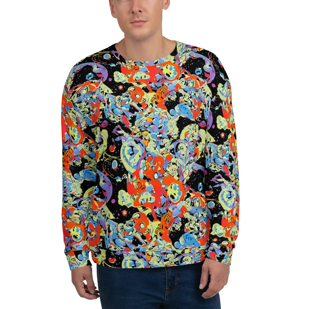 Blacklight Bones on Sweatshirt — Front