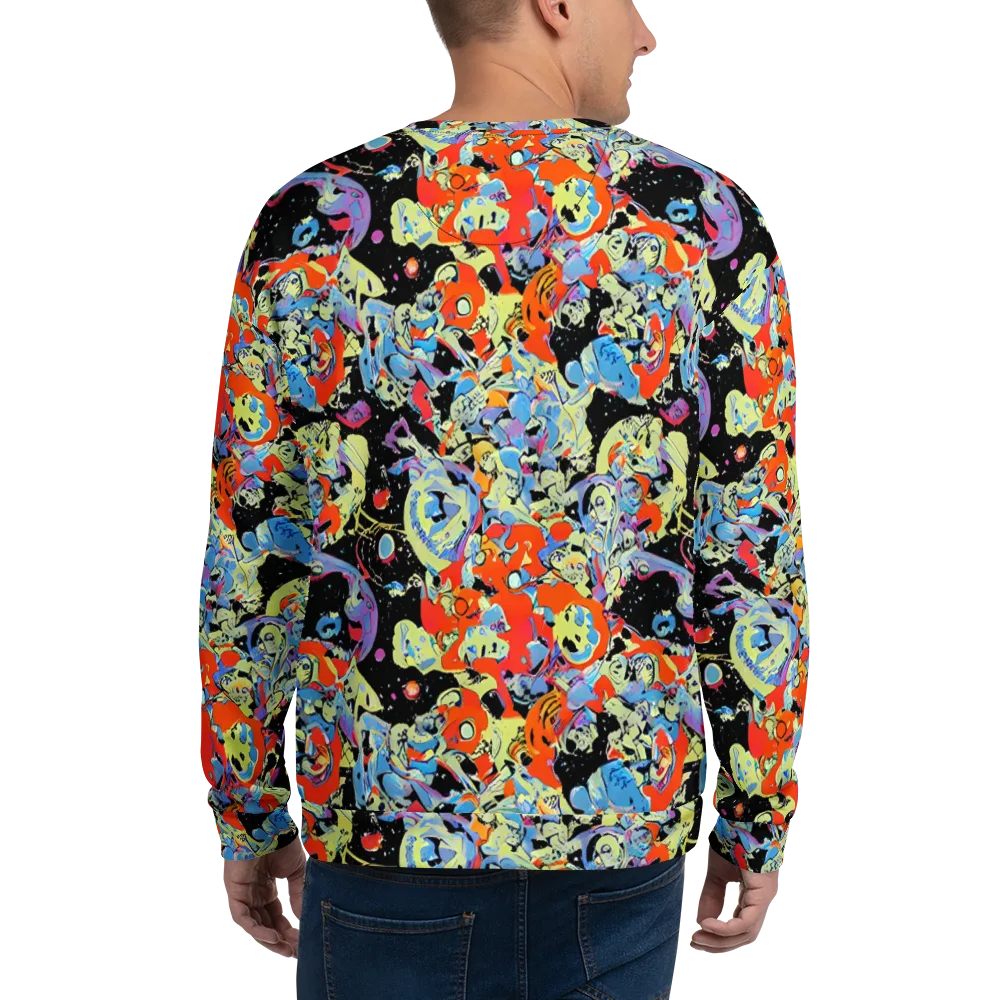 Blacklight Bones on Sweatshirt — Back
