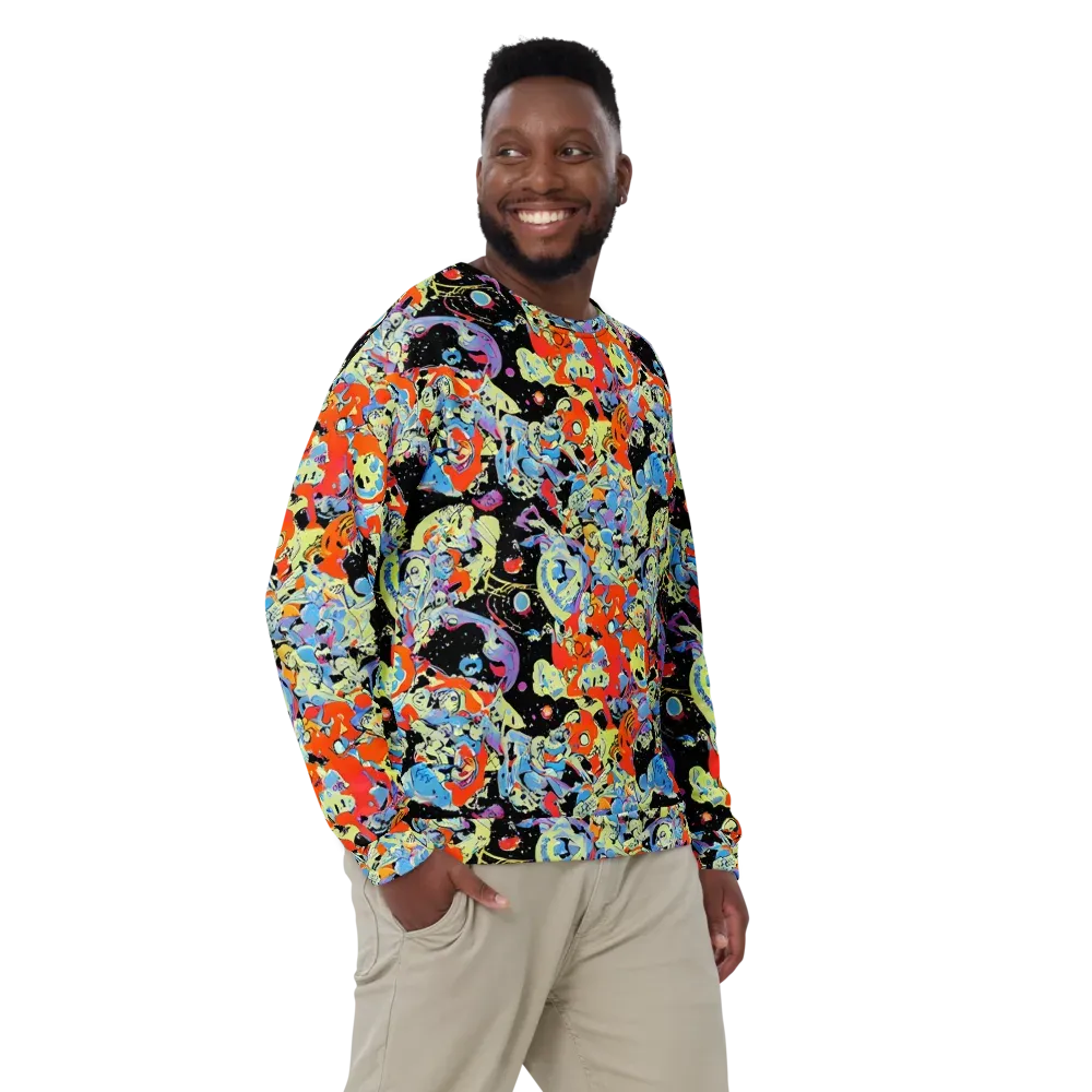 Blacklight Bones on Sweatshirt — Front