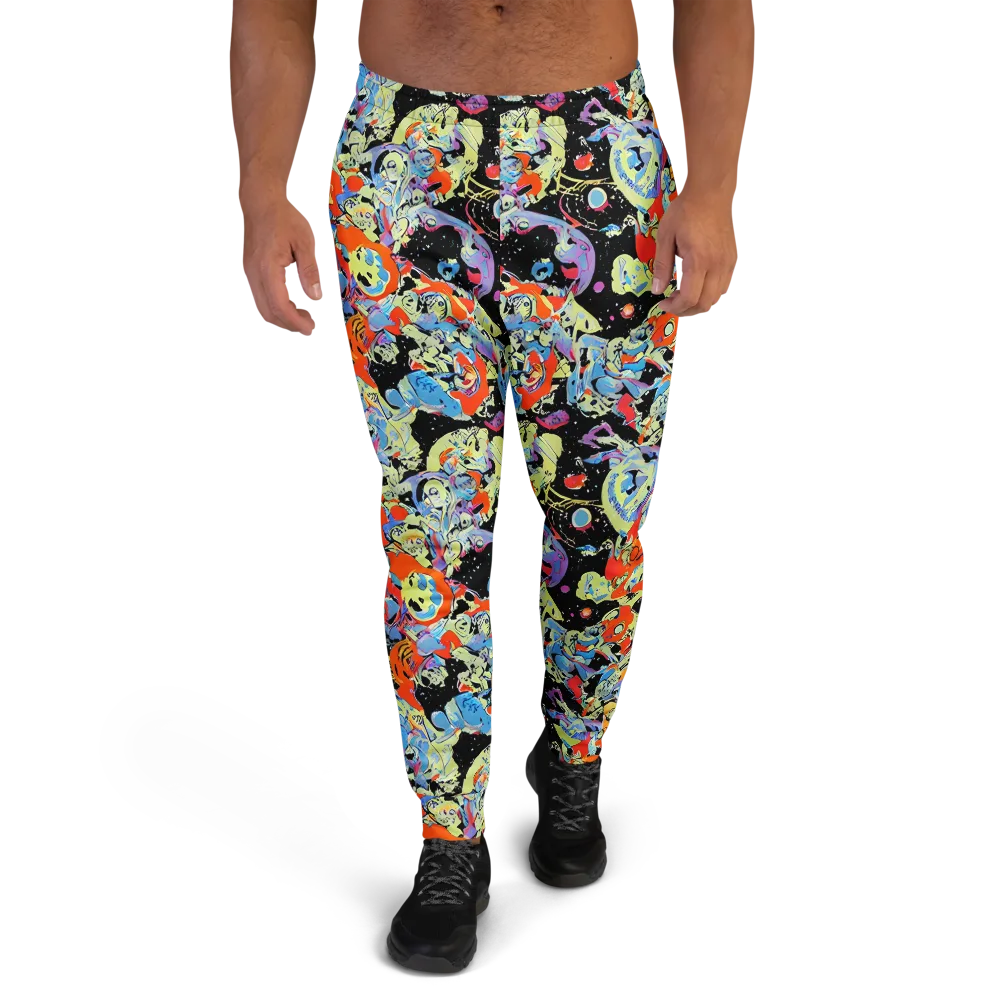 Blacklight Bones on Men's Joggers — Front