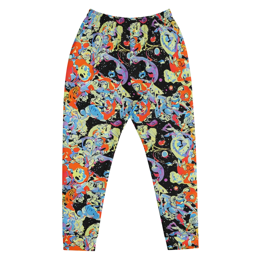 Blacklight Bones on Men's Joggers — Front