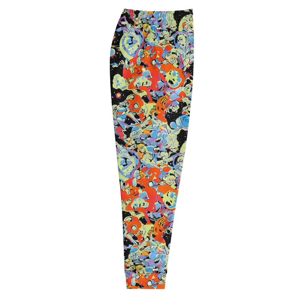 Blacklight Bones on Men's Joggers — Right