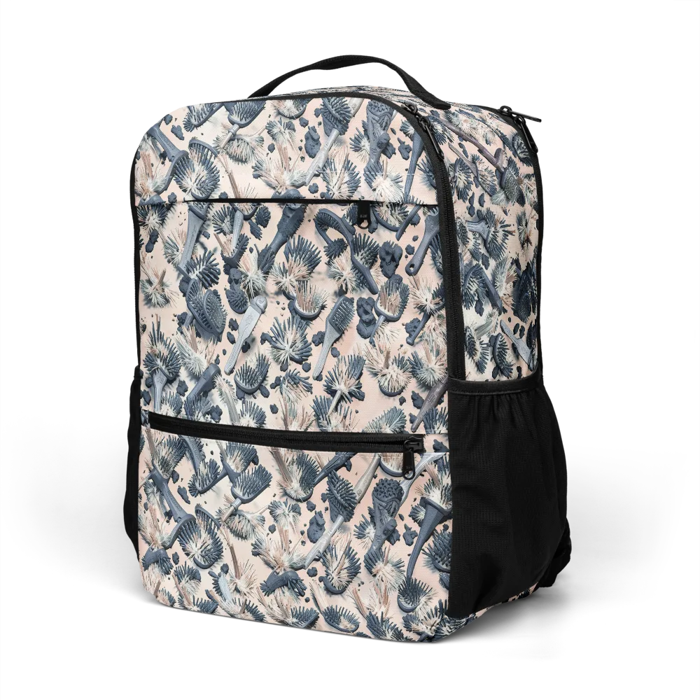 Bristle Noir on Utility Backpack — Left Front