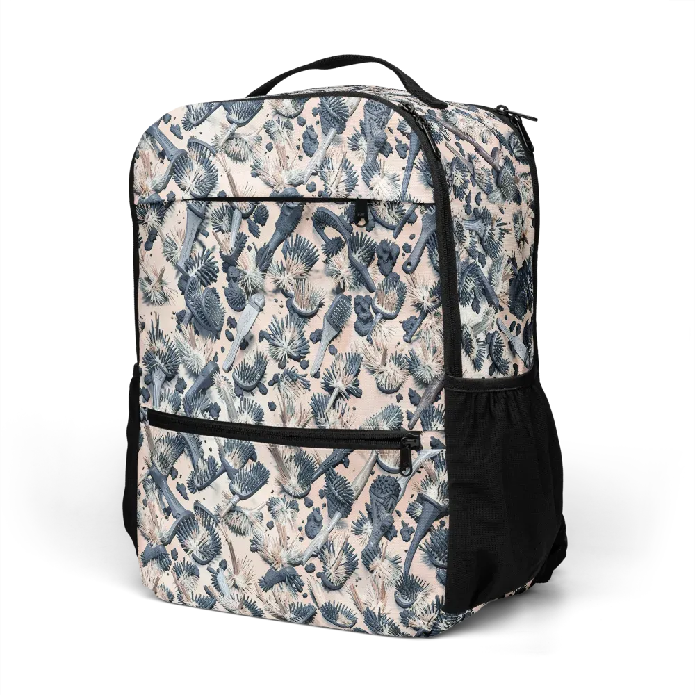 Bristle Noir on Utility Backpack — Left Front
