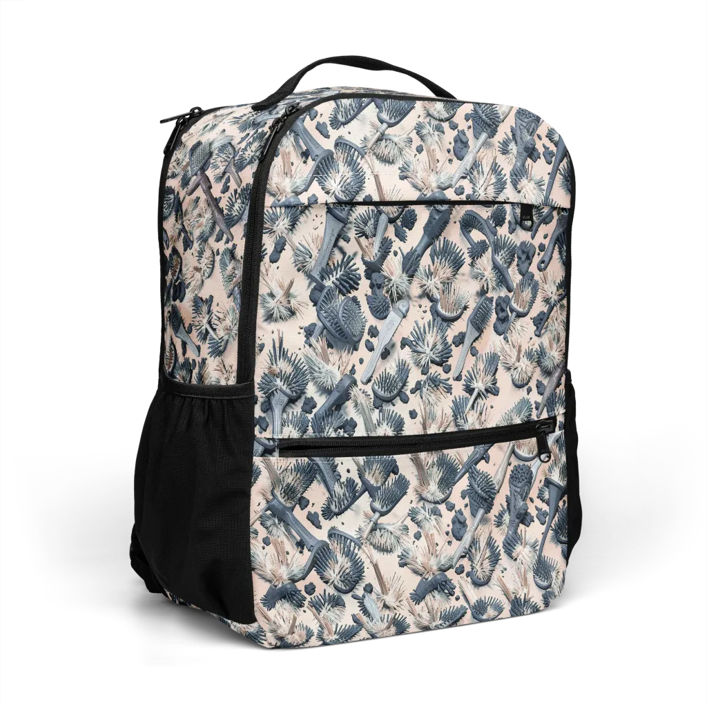 Bristle Noir on Utility Backpack — Right Front