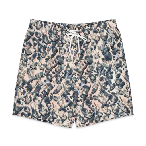 Bristle Noir on a Men's Board Shorts