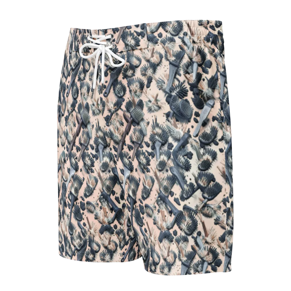 Bristle Noir on Men's Board Shorts — Front