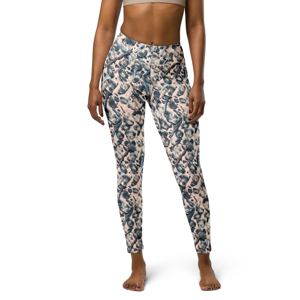 Bristle Noir on Yoga Leggings — Front
