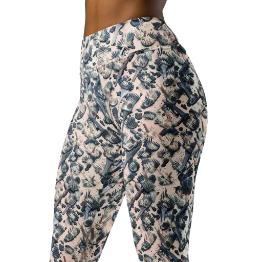 Bristle Noir on a Yoga Leggings
