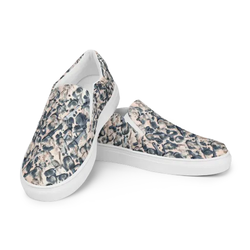 Bristle Noir on a Men's Slip-On Canvas Shoes